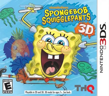 SpongeBob SquigglePants 3D (v01)(USA)(M3) box cover front